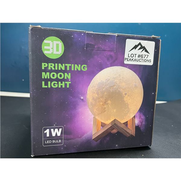 Lot of 1 3D Moon Lamp