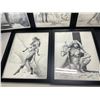 Image 2 : Lot of 5 Assorted Frame Art Pieces