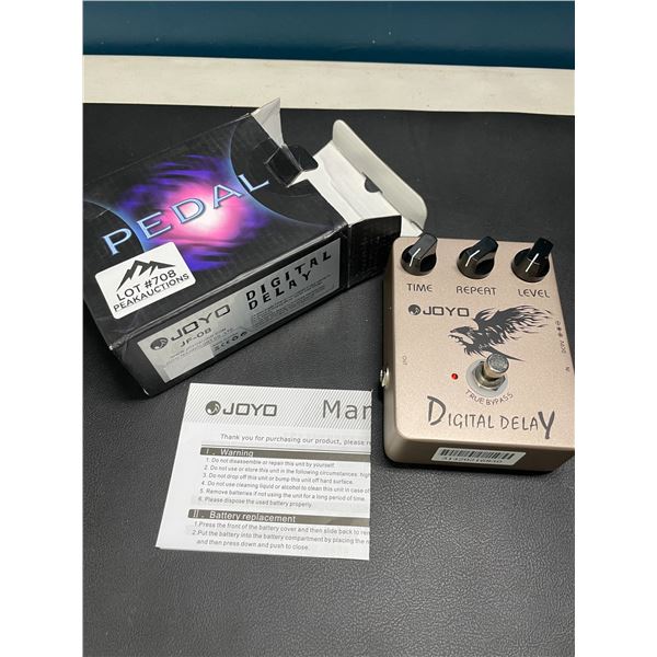 Lot of 1 Joyo JF-08 Digital Delay Guitar Effect Pedal