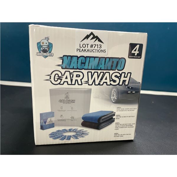 Lot of 1 Nacimanto 4PC Car Wash Kit