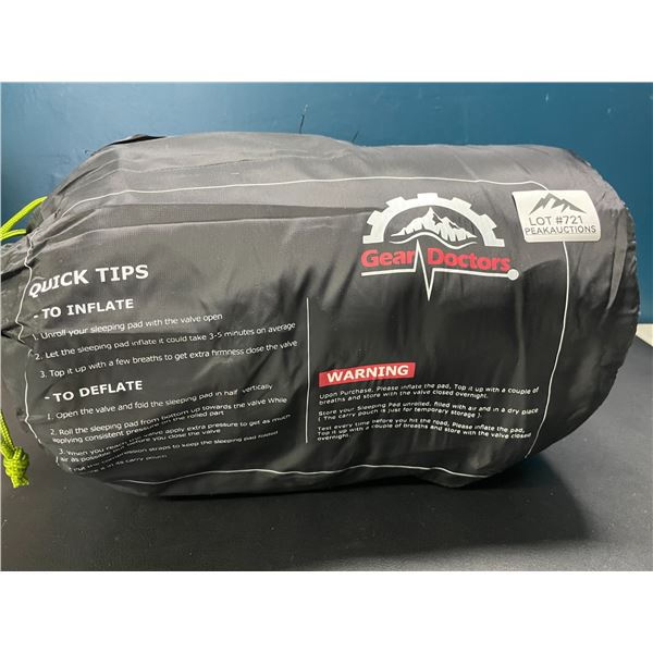 Lot of 1 Gear Doctors Four-Season Self-Inflating Sleeping Pad