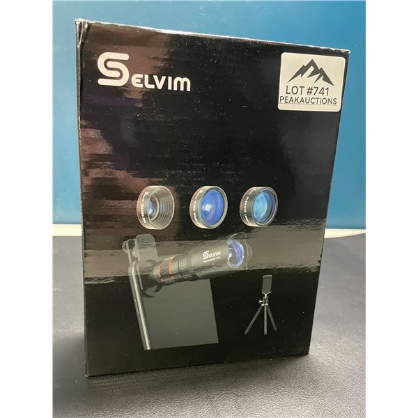 Lot of 1 Selvim Phone Camera Telephoto Lens Kit