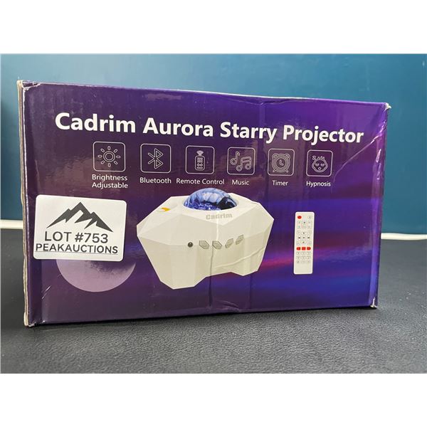 Lot of 1 Aurora Star Galaxy Projector/Starry Night Light w/ Remote Control