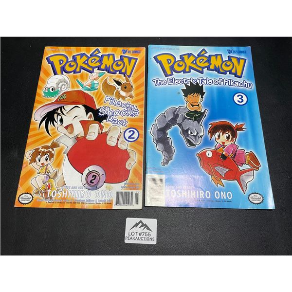Lot of 2 Vintage Pokemon Manga/Anime Books