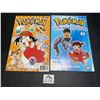 Image 1 : Lot of 2 Vintage Pokemon Manga/Anime Books