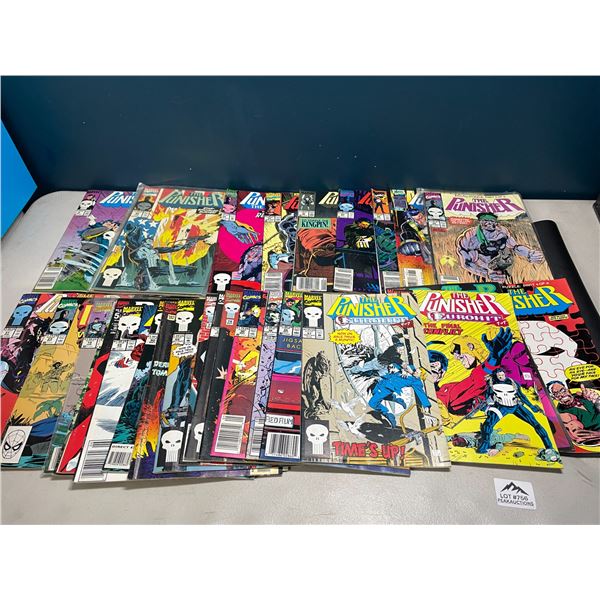 Lot of "The Punisher" Vintage Comic Books - Over 20PCS
