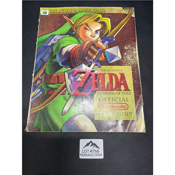 Lot of 1 The Legend of Zelda Ocarina of Time Vintage Official Nintendo Power Player's Guide