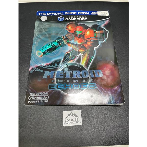 Lot of 1 Metroid Prime 2 Echoes Vintage/Collectible Official Nintendo Power Player's Guide
