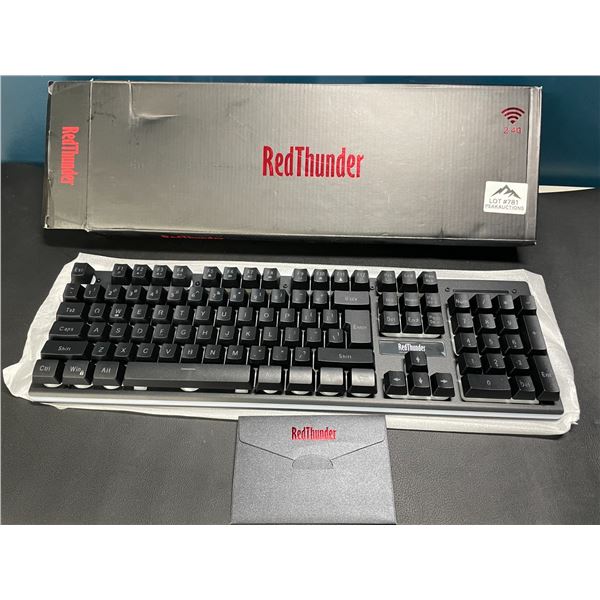 Lot of 1 RedThunder K10 Wireless Backlit Keyboard