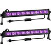 Image 1 : Lot of Rolundul LED UV Black Light Bars - 2pack