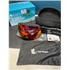 Image 2 : Lot of 1 SuperPenguin Ski/Snowboarding Goggles with Magnetic Lens & Carrying Case