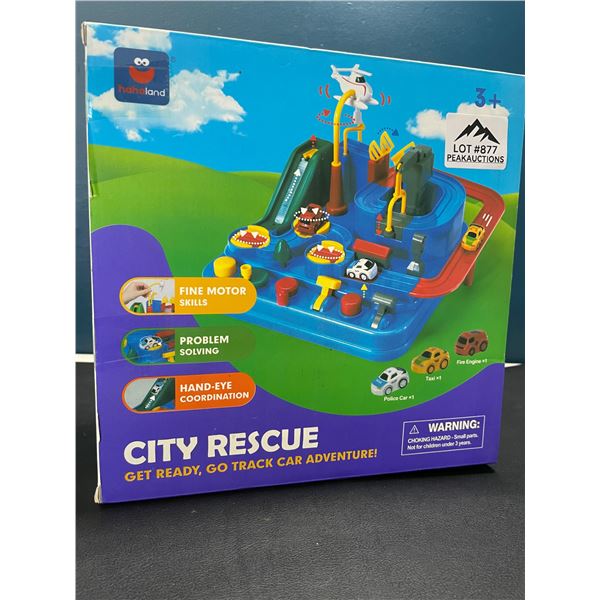 Lot of 1 City Rescue Go Track Car Adventure Toy