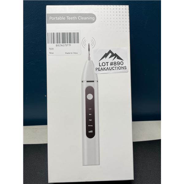 Lot of 1 Electric Dental Scaler Teeth Cleaning Tool/Plaque Remover Tool w/ LED Light - Rechargeable