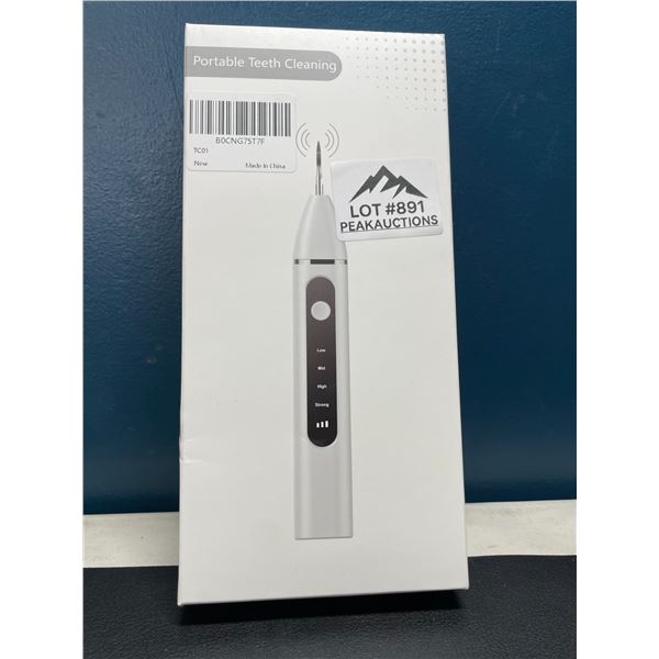 Lot of 1 Electric Dental Scaler Teeth Cleaning Tool/Plaque Remover Tool w/ LED Light - Rechargeable