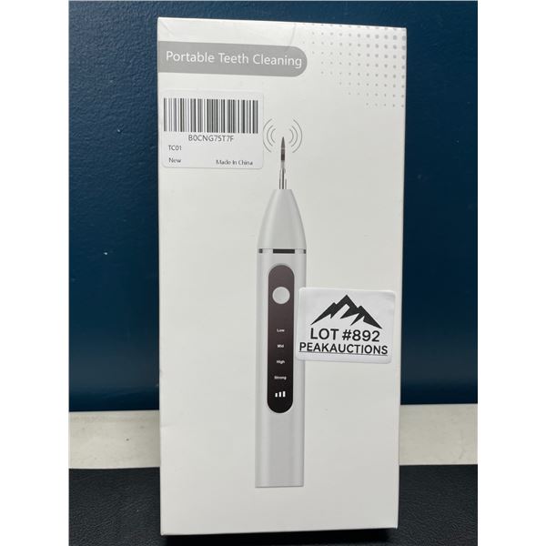 Lot of 1 Electric Dental Scaler Teeth Cleaning Tool/Plaque Remover Tool w/ LED Light - Rechargeable