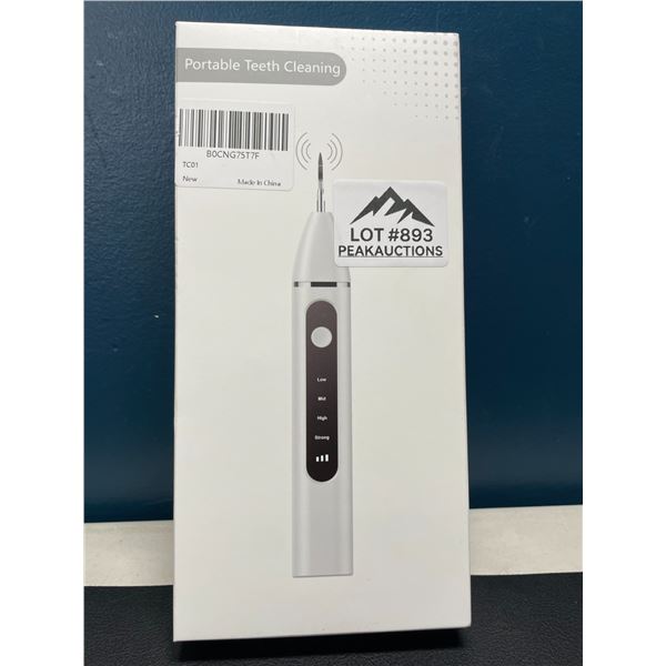 Lot of 1 Electric Dental Scaler Teeth Cleaning Tool/Plaque Remover Tool w/ LED Light - Rechargeable