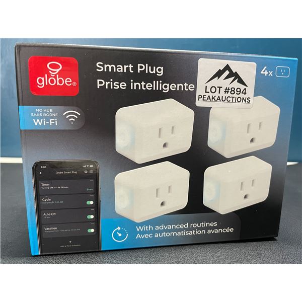 Lot of 1 Box of Smart Plugs/Smart Wifi Plugs - App Control - 4 Plugs Included - No Hub Needed