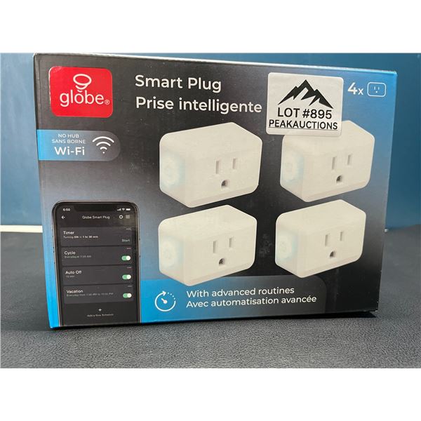 Lot of 1 Box of Smart Plugs/Smart Wifi Plugs - App Control - 4 Plugs Included - No Hub Needed