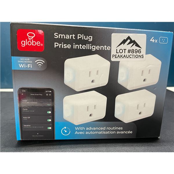 Lot of 1 Box of Smart Plugs/Smart Wifi Plugs - App Control - 4 Plugs Included - No Hub Needed