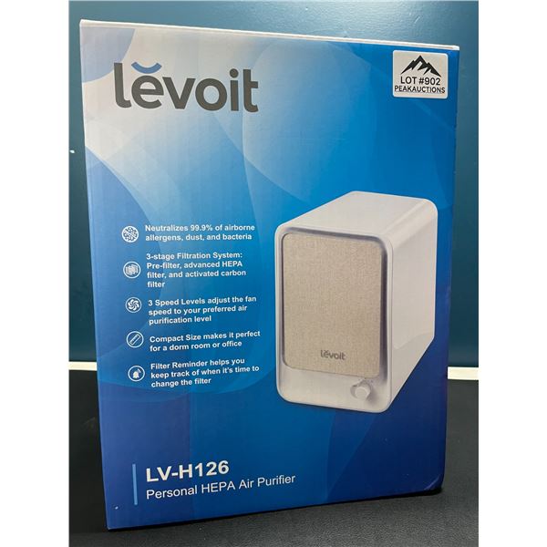 Lot of 1 Levoit LV-H126 Personal HEPA Air Purifier - Brand New!