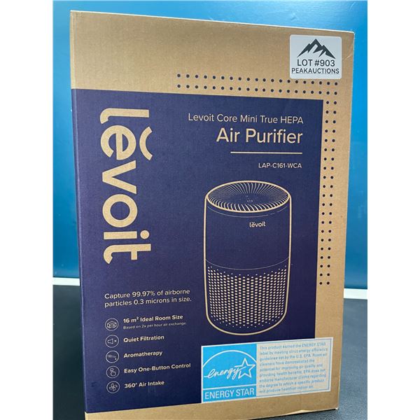 Lot of 1 Levoit Core Mini True HEPA Air Purifier - Brand New!