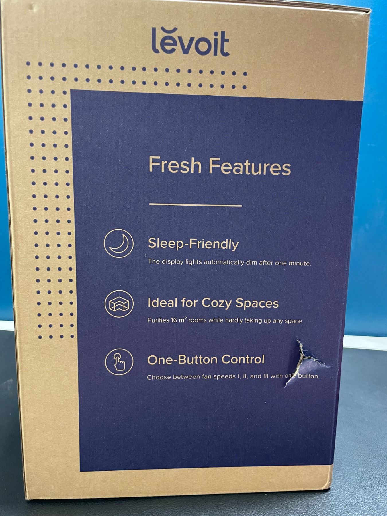 Lot of 1 Levoit Core Mini True HEPA Air Purifier Brand New!