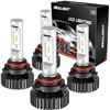 Image 1 : Lot of 2 Sets of Sealight LED Headlight Bulbs - Model S1 - 9005 & 9006 - Super Bright