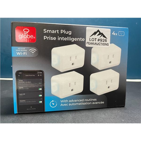 Lot of 1 Box of Smart Plugs/Smart Wifi Plugs - App Control - 4 Plugs Included - No Hub Needed