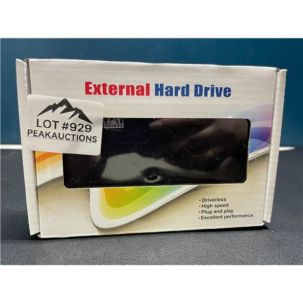 Lot of 1 2TB External Hard Drive - Plug and Play