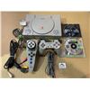 Image 1 : Lot of 1 Playstation 1 Console - Used - w/ Games and Cords/Accessories