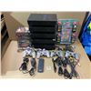 Image 1 : Lot of 4 Playstation 2 Video Game Consoles - Used, For Parts/Repair - With Games, Cord & Controllers