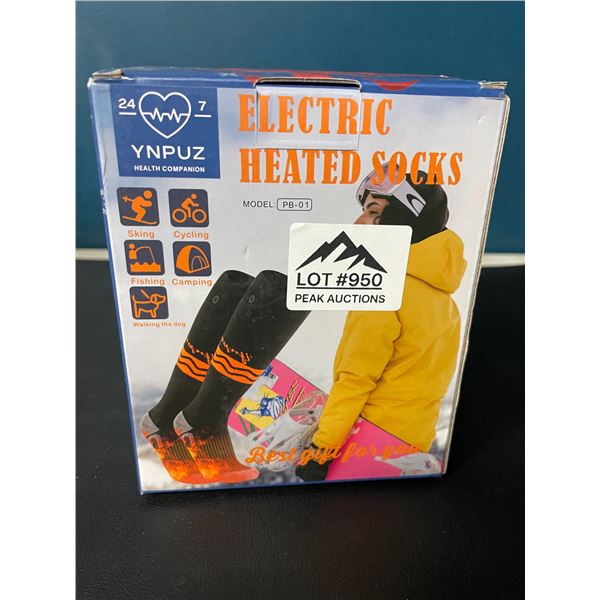 Lot of 1 Pair of Electric Heated Socks - GREAT for Cold/Winter Time!!