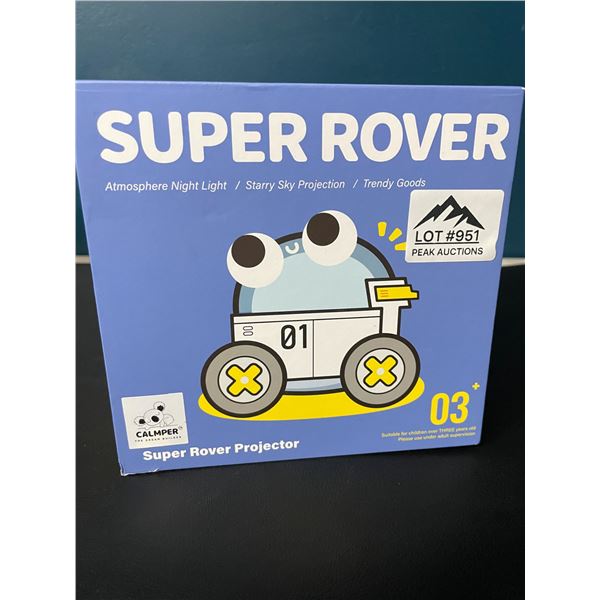 Lot of 1 Super Rover Atmosphere Night Light/Starry Sky Projector
