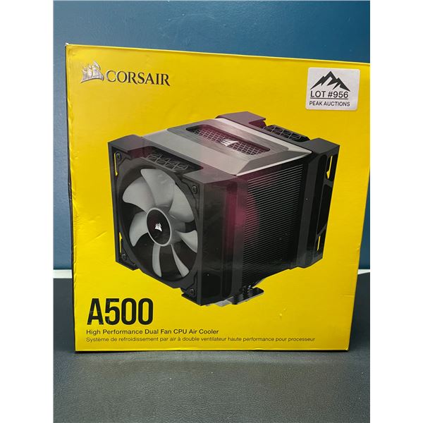 Lot of 1 Corsair A500 High Performance Dual Fan CPU Air Cooler
