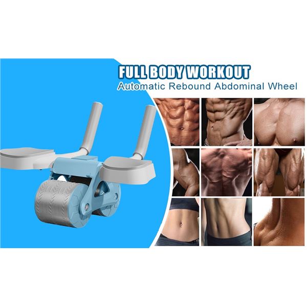 Lot of 1 Automatic Rebound Ab Roller/Abdominal Workout Wheel