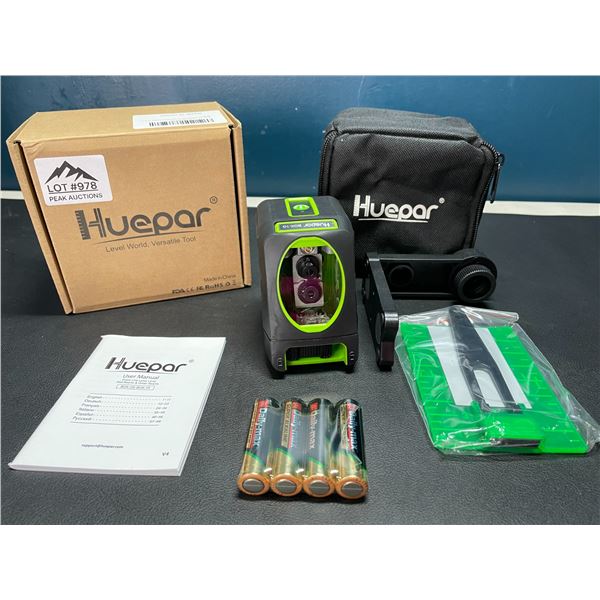 Lot of 1 Huepar BOX-1G Cross Line Laser Level tool - Brand New!