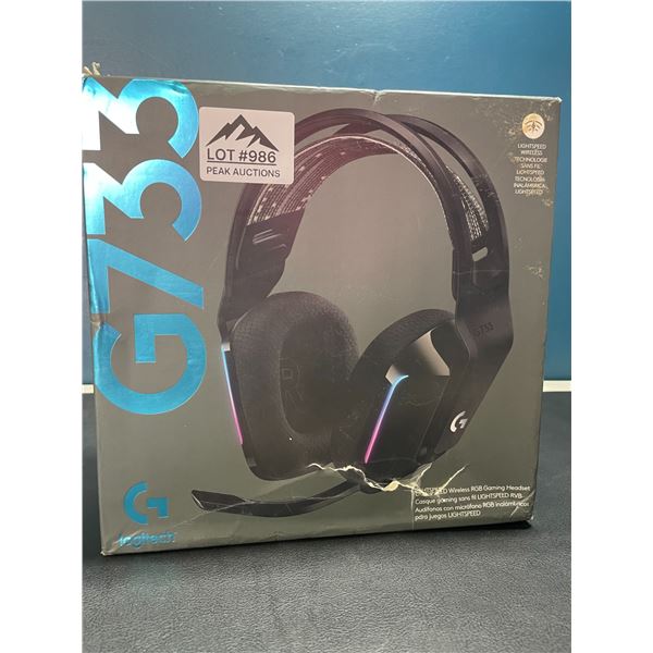 Lot of 1 Logitech G733 Lightspeed Wireless RGB Gaming Headset