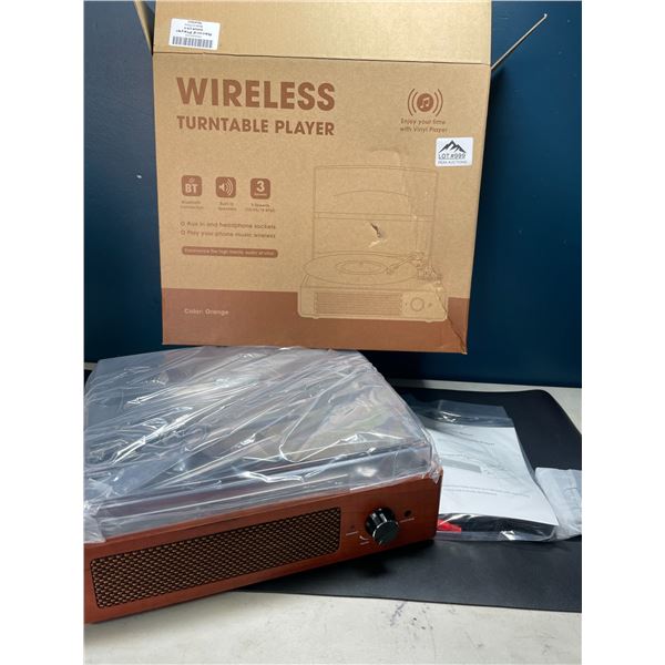 Lot of 1 Wireless Turntable Player w/ Bluetooth - Brand New!