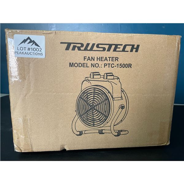 Lot of 1 Trustech Space Heater/Fan Heater