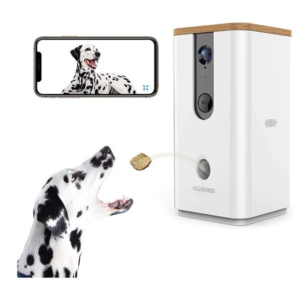 Lot of 1 Smart Cam Treater Pet Treat Dispenser & Camera; See/Speak with your Pet Anytime/Anywhere!
