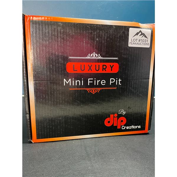 Lot of 1 Dip Creations Luxury Tabletop Mini Fire Pit