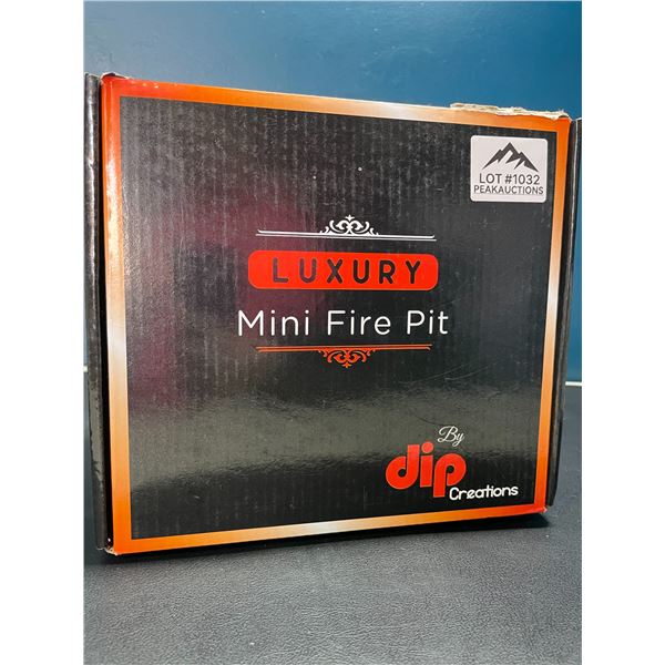 Lot of 1 Dip Creations Luxury Tabletop Mini Fire Pit