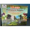 Image 2 : Lot of 1 Lil-Gen Prehistoric Playbox Toy Set - Includes 12 Dinosaur Figures, Sound Book & Playmat!