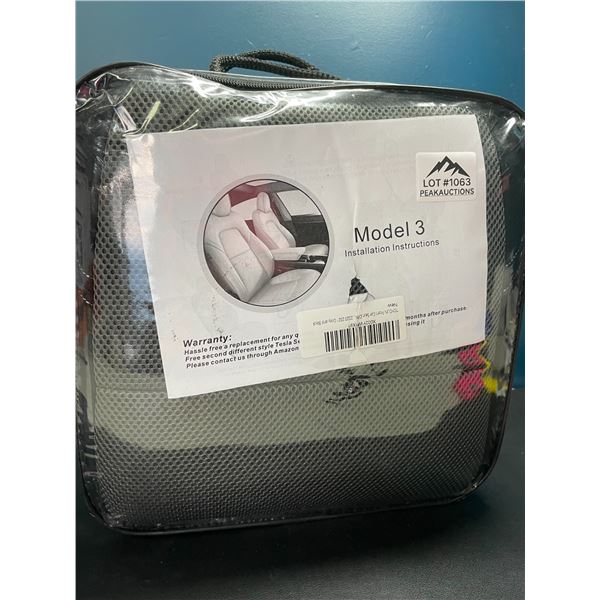 Lot of 1 Pack of Tesla Model 3 Front Car Seat Covers