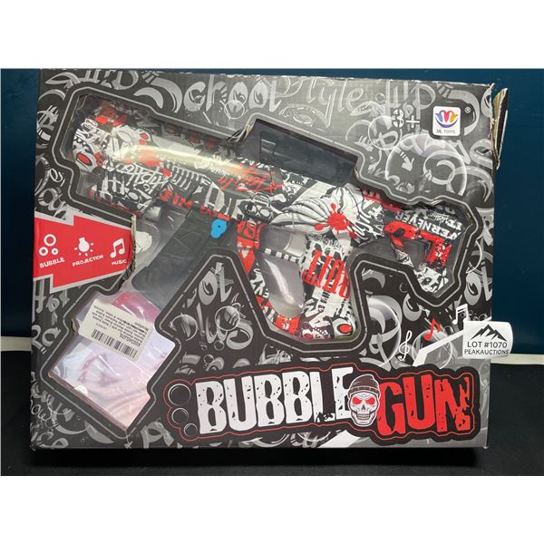 Lot of 1 Electric Automatic Bubble Gun - Rechargeable - Blows SO Many Bubbles!!