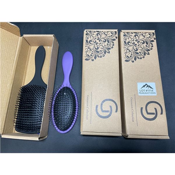 Lot of 3 Double-Packs of Hair Brushes - 2 per box/6 total!