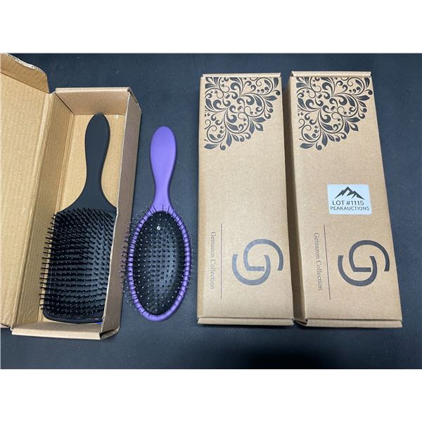 Lot of 3 Double-Packs of Hair Brushes - 2 per box/6 total!