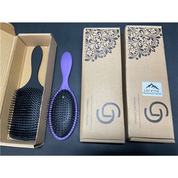 Lot of 3 Double-Packs of Hair Brushes - 2 per box/6 total!