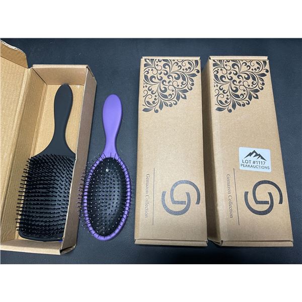 Lot of 3 Double-Packs of Hair Brushes - 2 per box/6 total!