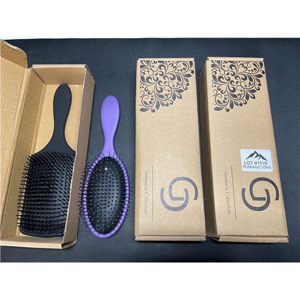Lot of 3 Double-Packs of Hair Brushes - 2 per box/6 total!
